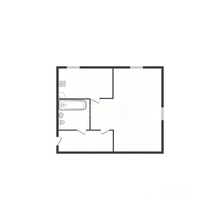 1-к кв. Смоленская область, Ярцево ул. Чайковского, 15 (27.7 м) - Фото 2