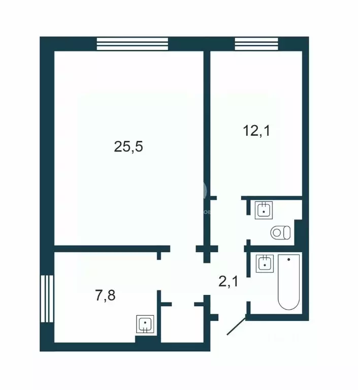 2-к кв. Новосибирская область, Новосибирск ул. В. Высоцкого, 52/3 ... - Фото 2