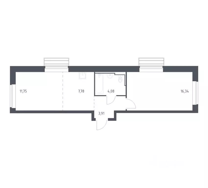 1-к кв. Московская область, Одинцовский городской округ, с. Лайково, ... - Фото 1