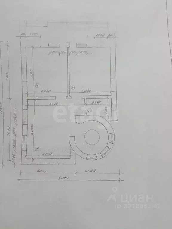 Дом в Белгородская область, Вейделевка рп ул. Есенина, 7 (45 м) - Фото 1