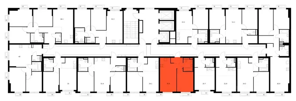 1-к кв. Московская область, Ленинский городской округ, Боброво пгт ... - Фото 2