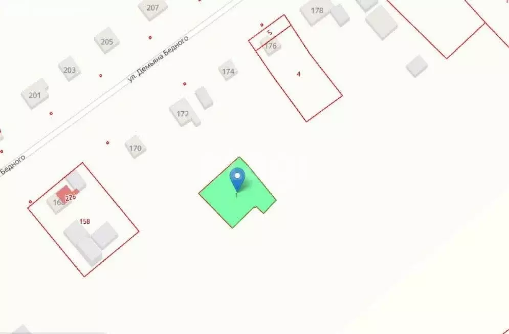 Участок в село Ребриха, улица Демьяна Бедного (9 м) - Фото 1