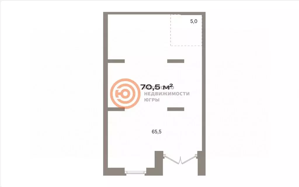 Помещение свободного назначения (70.5 м) - Фото 1