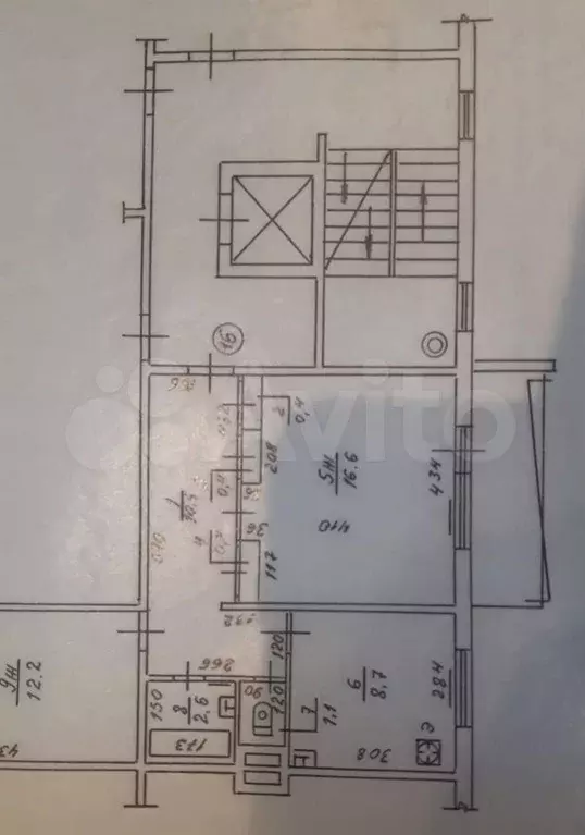 2-к. квартира, 54,7 м, 5/9 эт. - Фото 0