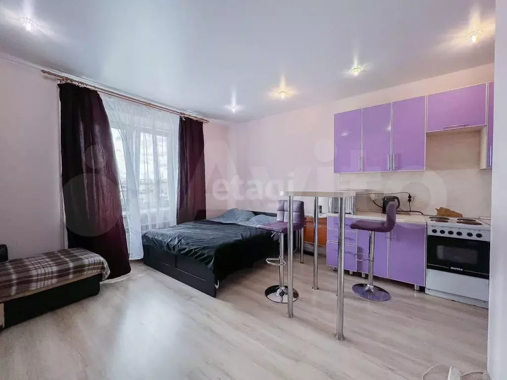 Квартира-студия, 30 м, 6/14 эт. - Фото 1
