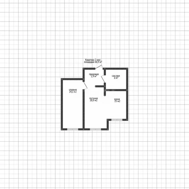 2-к кв. Адыгея, Майкоп Депутатская ул., 25 (68.9 м) - Фото 2