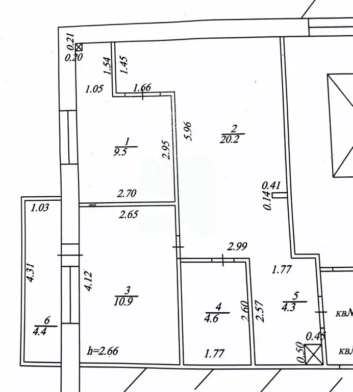 2-к кв. Саха (Якутия), Якутск ул. Хабарова, 19/6 (50.0 м) - Фото 0