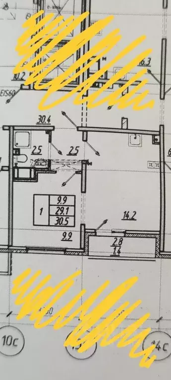 1-к кв. Санкт-Петербург ул. Чарушинская, 26к1 (29.3 м) - Фото 1