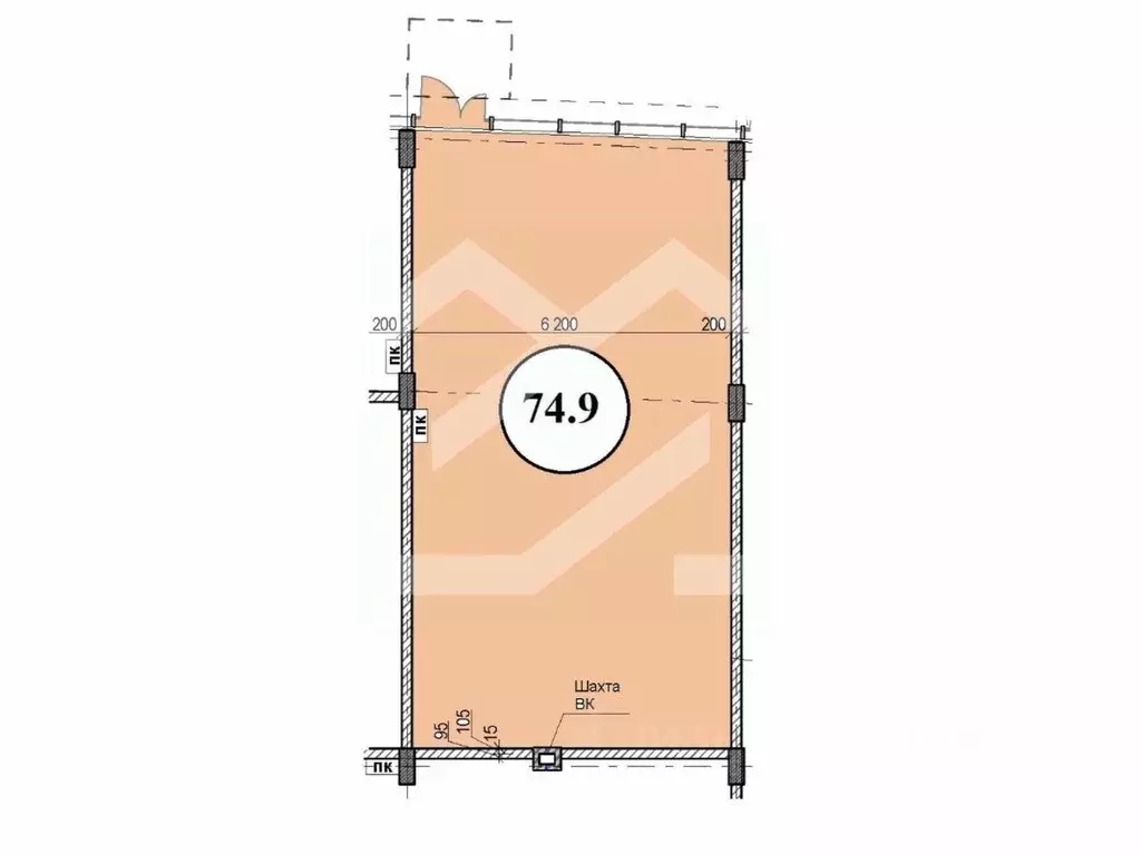 Помещение свободного назначения в Москва Рязанский просп., 3Б (75 м) - Фото 2