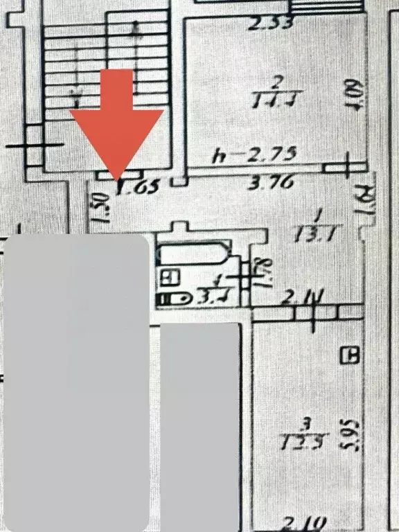 1-к кв. Ямало-Ненецкий АО, Ноябрьск Холмогорская ул., 1 (43.4 м) - Фото 2