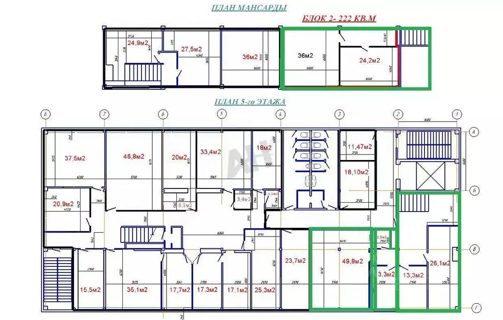 Офис в Москва Выборгская ул., 16С4 (222 м) - Фото 1
