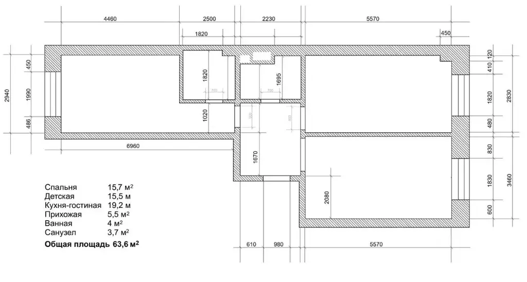 3-к кв. Москва ул. Архитектора Щусева, 5к1 (63.6 м) - Фото 1