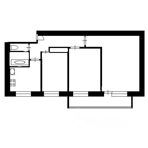 3-к кв. Башкортостан, Уфа ул. Ахметова, 324 (58.2 м) - Фото 2