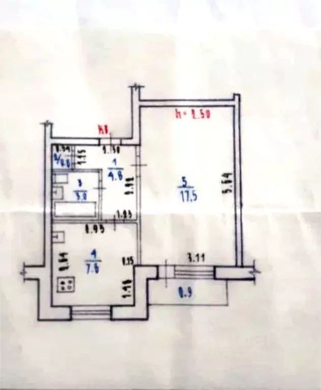 1-к кв. Забайкальский край, Чита Июньская ул., 24 (34.4 м) - Фото 1