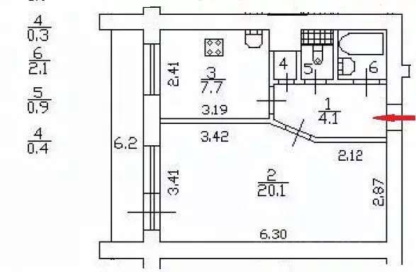 1-к кв. Санкт-Петербург Пискаревский просп., 33 (35.3 м) - Фото 2