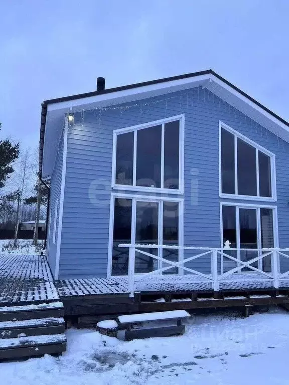 Дом в Ленинградская область, Лодейнопольский район, Доможировское ... - Фото 2