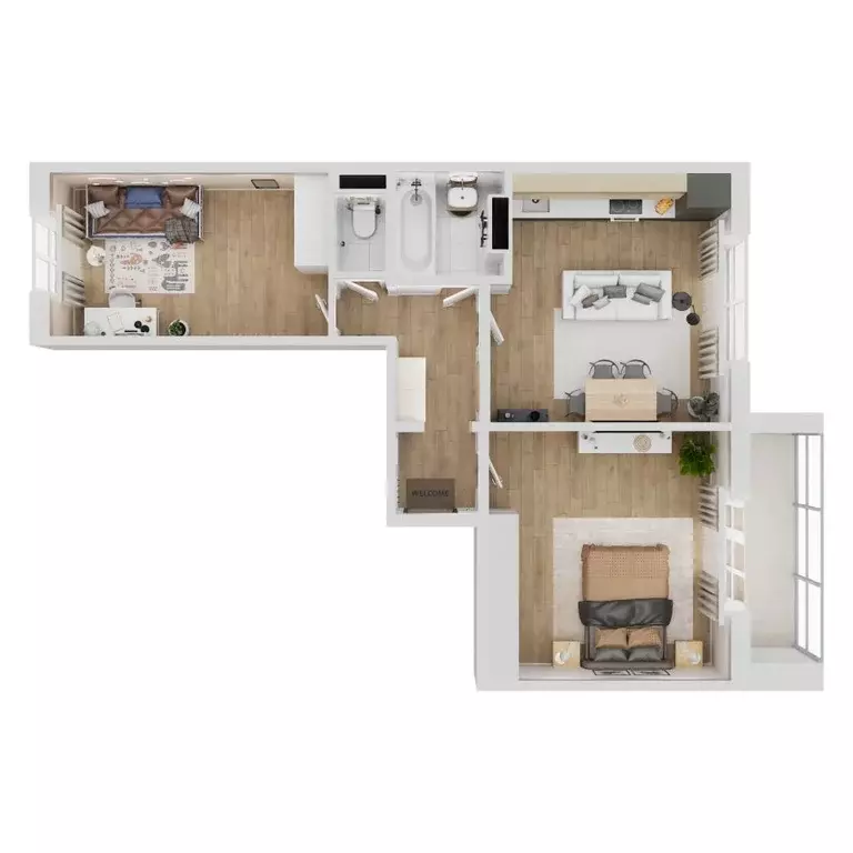 3-к кв. Свердловская область, Каменск-Уральский Октябрьский мкр,  ... - Фото 0