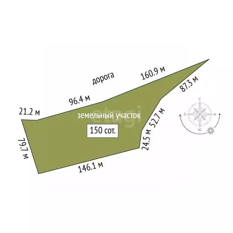 Участок в Крым, Кировский район, Старый Крым городское поселение ул. ... - Фото 2