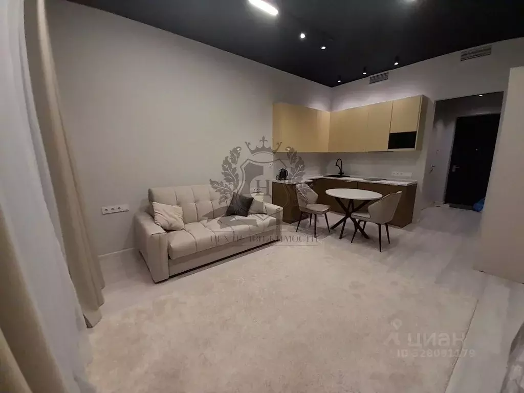 Студия Санкт-Петербург наб. Макарова, 58 (30.0 м) - Фото 2