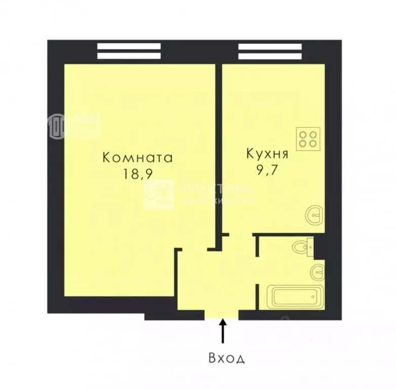 1-к кв. Москва Измайловский бул., 77 (34.0 м) - Фото 2