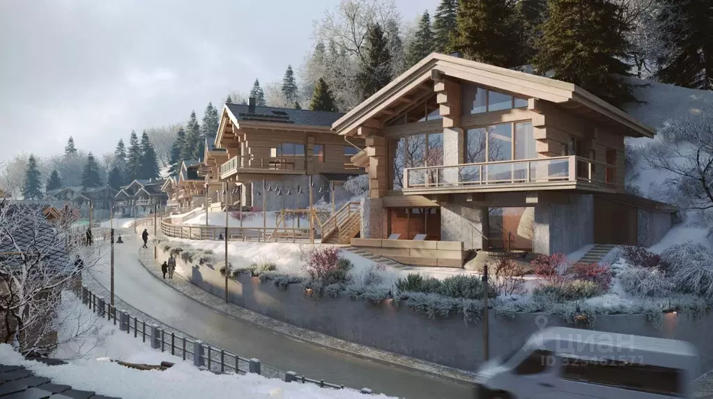 Дом в Краснодарский край, Сочи с. Эстосадок, ул. Горная (467 м) - Фото 1