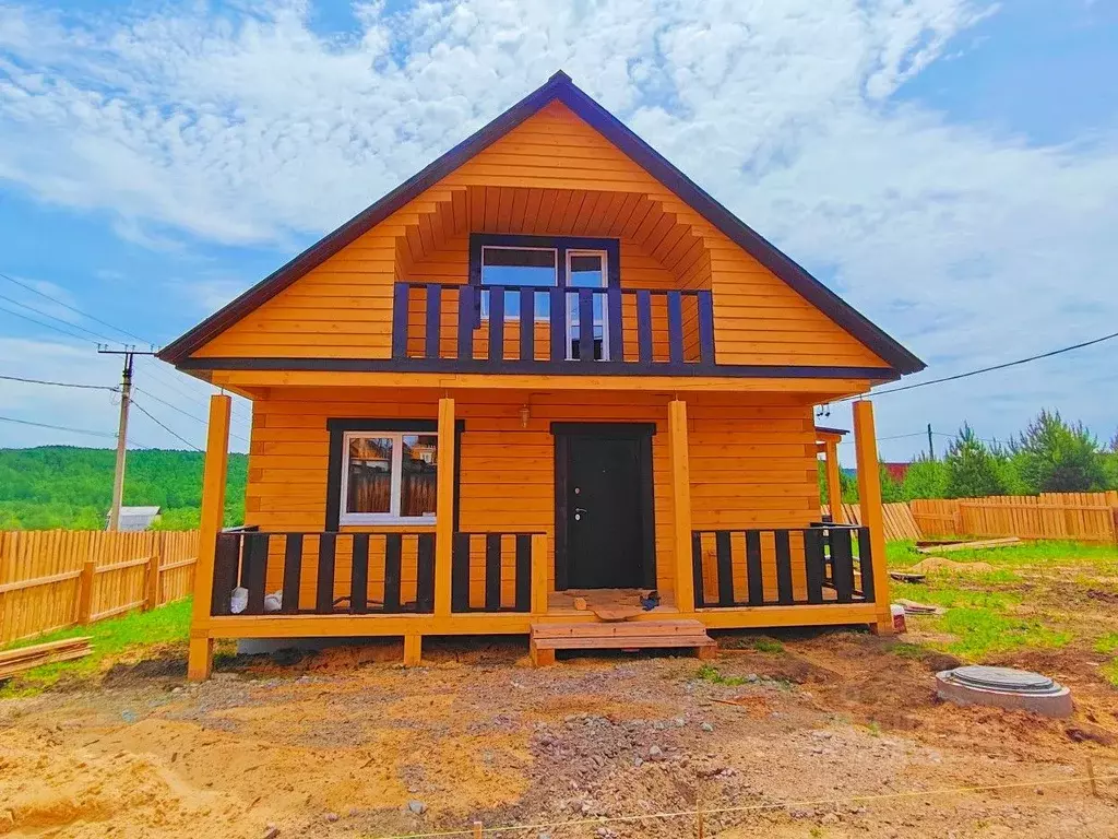 Дом в Иркутская область, Иркутский муниципальный округ, д. Куда ул. ... - Фото 1