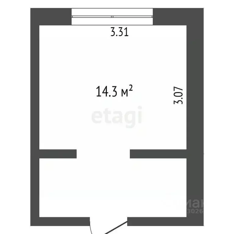 Комната Ханты-Мансийский АО, Сургут Рабочая ул., 31А (14.3 м) - Фото 1