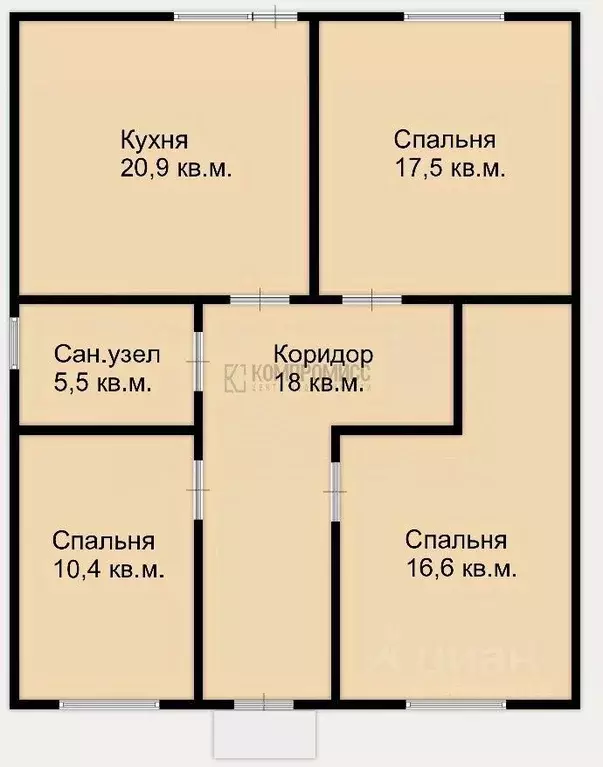 Дом в Краснодарский край, Абинский район, Холмское с/пос, Холмская ... - Фото 1