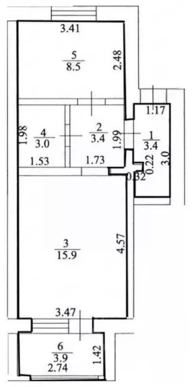 1-к кв. Башкортостан, Уфимский район, д. Алексеевка ул. Прибельская, 2 ... - Фото 2