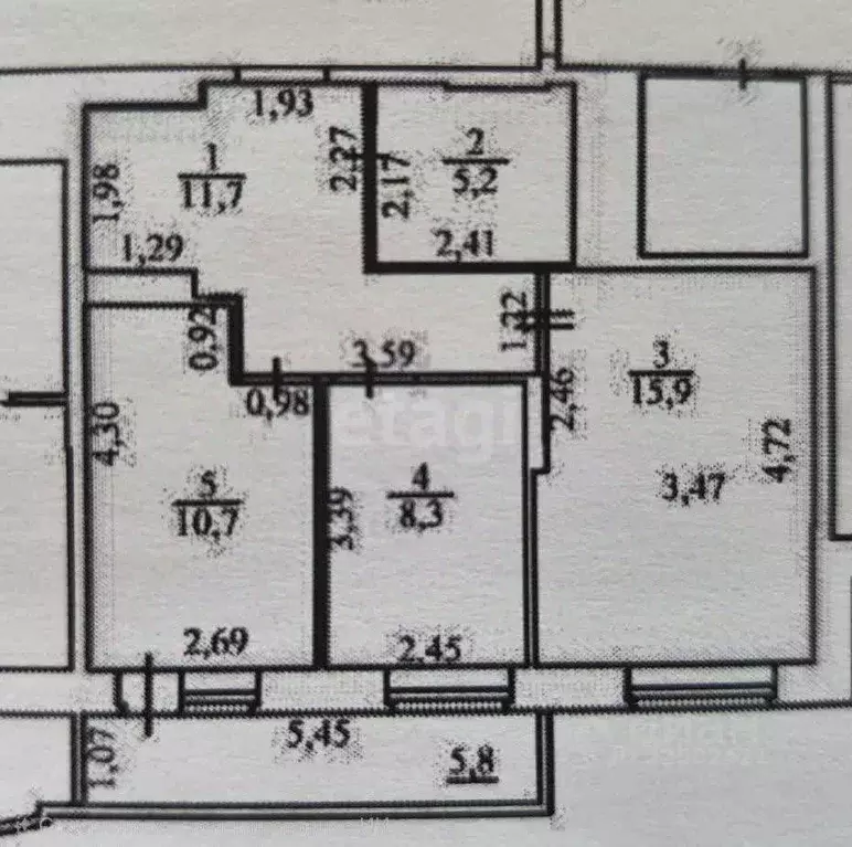 2-к кв. Удмуртия, Ижевск Удмуртская ул., 266 (52.0 м) - Фото 2