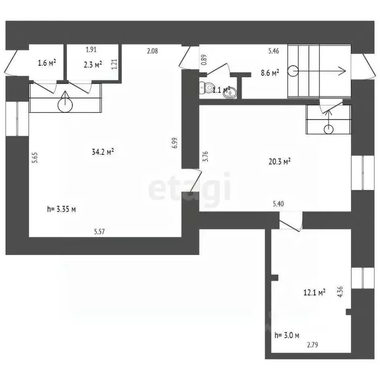 Помещение свободного назначения в Севастополь ул. Ленина, 50 (40 м) - Фото 2