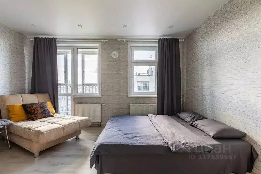 1-к кв. Татарстан, Казань ул. Архитектора Гайнутдинова, 22 (35.0 м) - Фото 1
