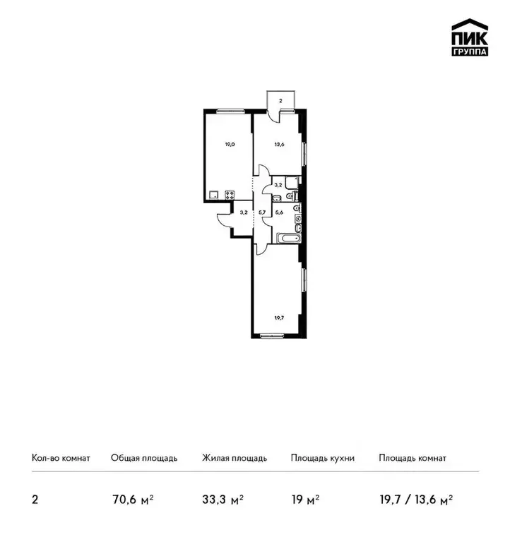 2-к кв. Москва Красноказарменная ул., 14Ак6 (70.0 м) - Фото 1