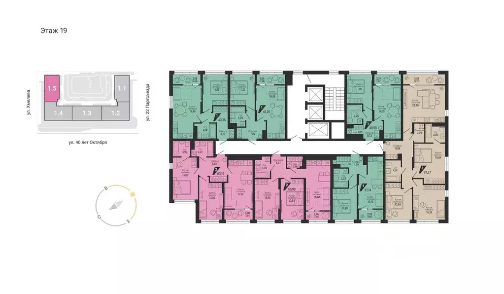 2-к кв. Свердловская область, Екатеринбург ул. 22-го Партсъезда, 10 ... - Фото 2
