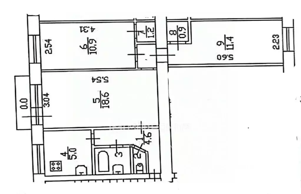 Комната Санкт-Петербург Якорная ул., 6 (10.0 м) - Фото 2
