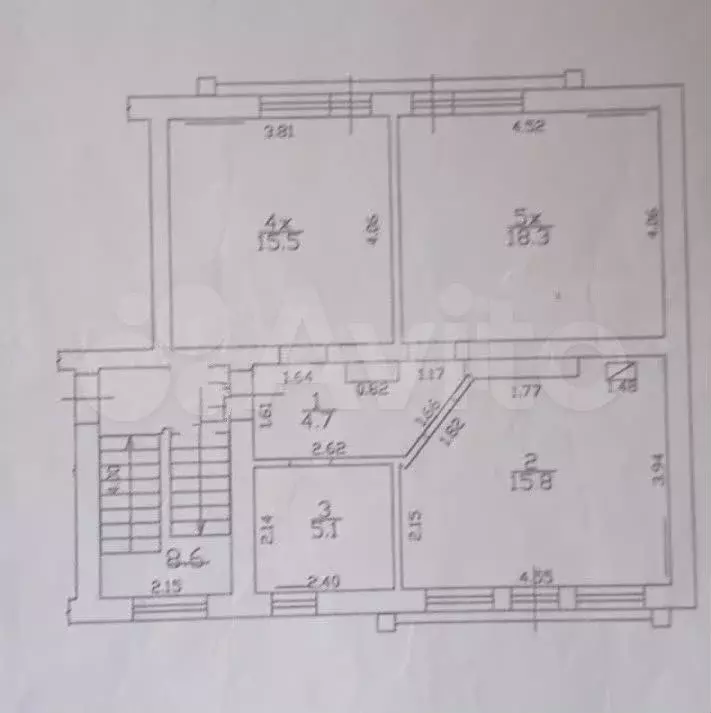 2-к. квартира, 59,4 м, 3/4 эт. - Фото 0