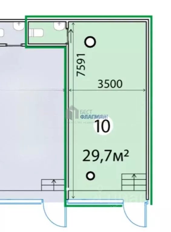 Помещение свободного назначения в Москва ул. Красная Пресня, 12 (30 м) - Фото 2