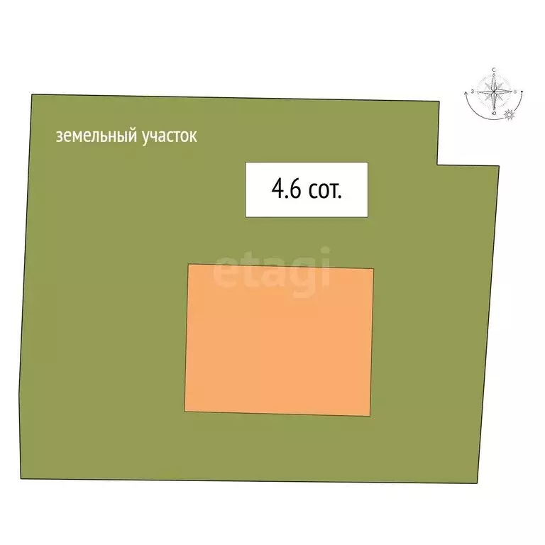 Дом в Искитим, переулок Тургенева (48 м) - Фото 1