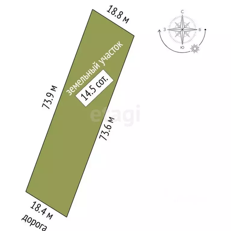 Участок в Ростовская область, Неклиновский район, Новобессергеневское ... - Фото 2