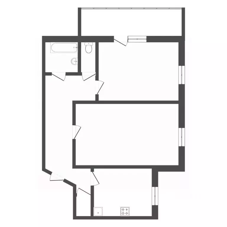 2-к кв. Тюменская область, Тюмень Механическая ул., 33 (53.0 м) - Фото 2