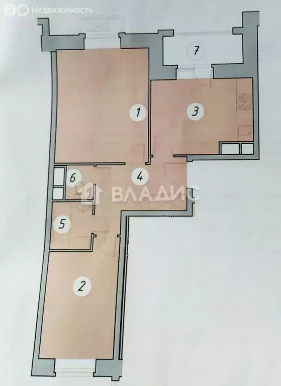 2-комнатная квартира: Видное, улица Галины Вишневской, 1к1 (48.9 м) - Фото 0