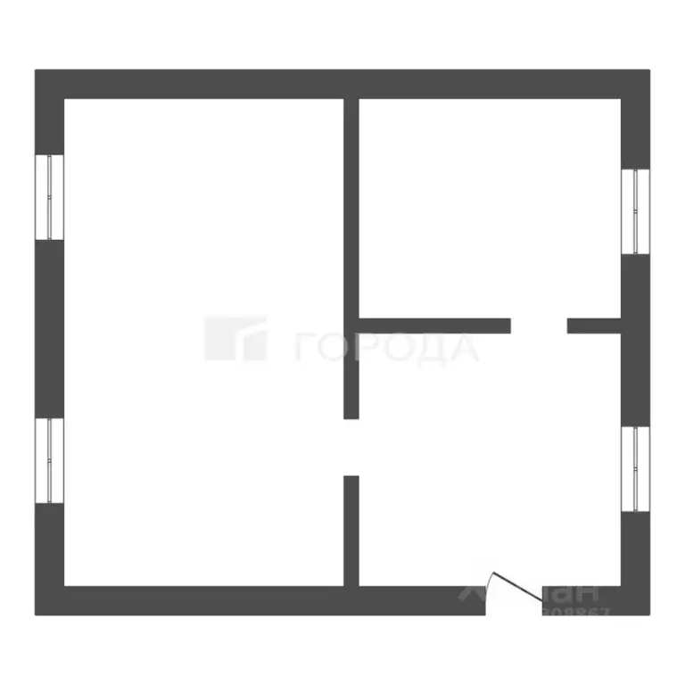 Дом в Кемеровская область, Прокопьевск Магаданский пер. (35 м) - Фото 2