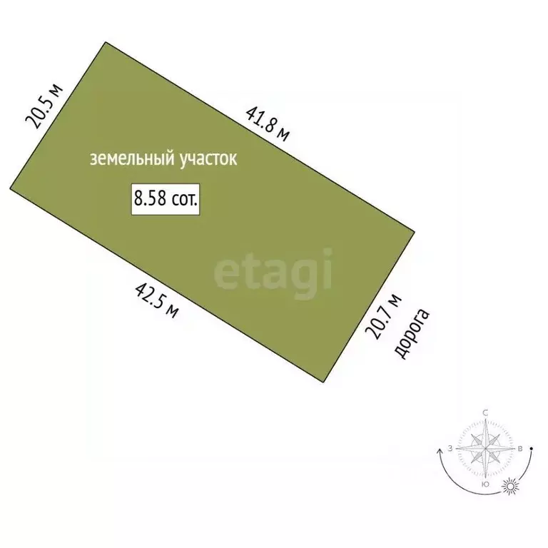 Участок в Омская область, Омск ул. 9-я Любинская (858.0 сот.) - Фото 1