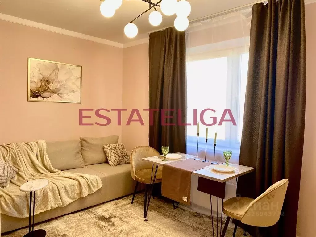 Студия Московская область, Домодедово Южный мкр, ул. Курыжова, 16 ... - Фото 1