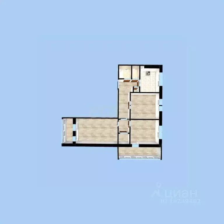 Комната Башкортостан, Уфа ул. Юрия Гагарина, 46/3 (12.4 м) - Фото 2