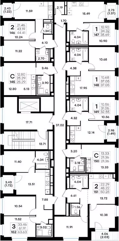3-к кв. Татарстан, Казань 3-й кв-л, Салават Купере жилой комплекс ... - Фото 2