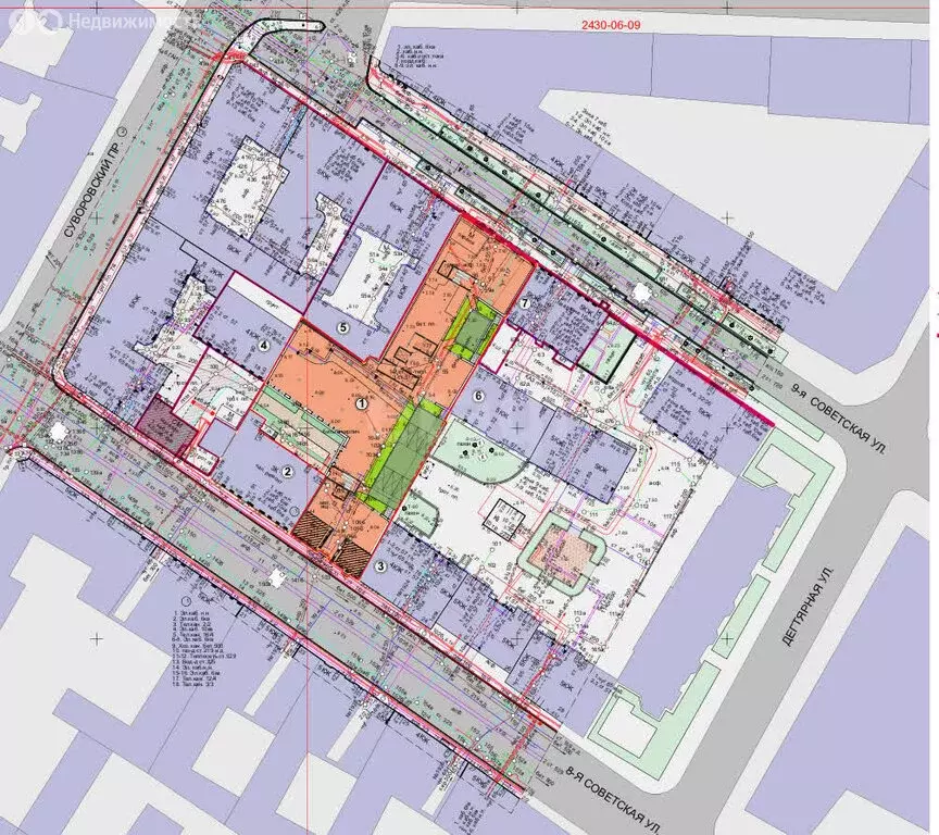 Участок в Санкт-Петербург, 9-я Советская улица (2361 м) - Фото 0