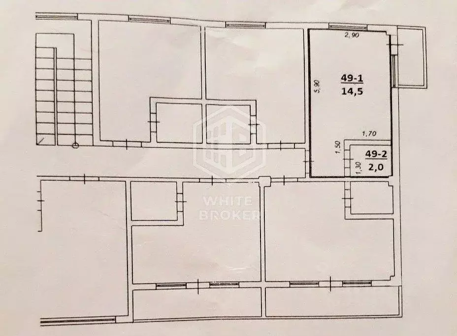1-к кв. Крым, Ялта ул. Суворовская, 8Д (20.0 м) - Фото 2