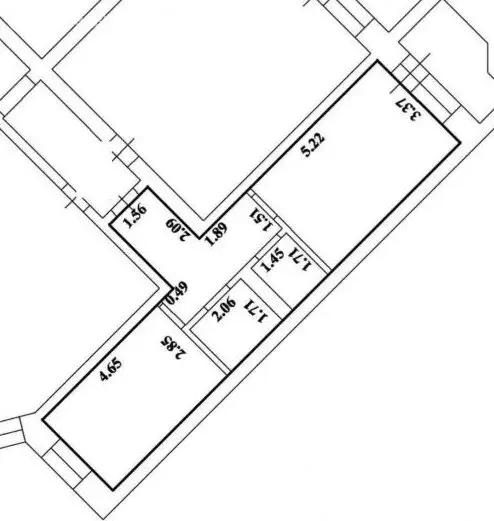 1-комнатная квартира: Абакан, улица Торосова, 9А (46 м) - Фото 2