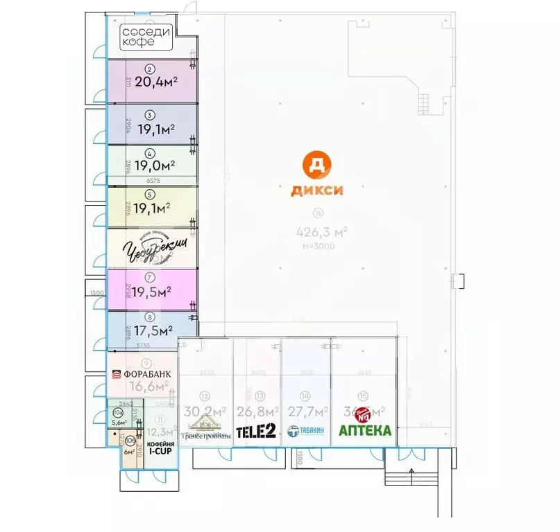 Торговая площадь в Москва Шипиловский проезд, 39К3 (20 м) - Фото 1